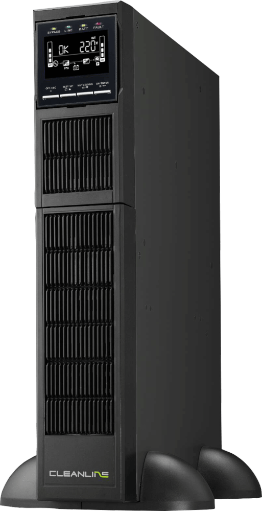 เครื่องสำรองไฟฟ้า CLEANLINE UPS รุ่น TR-2000 2000VA/2000W RACKMOUNT TYPE